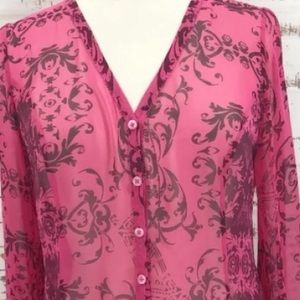 👚Cabi pink blouse